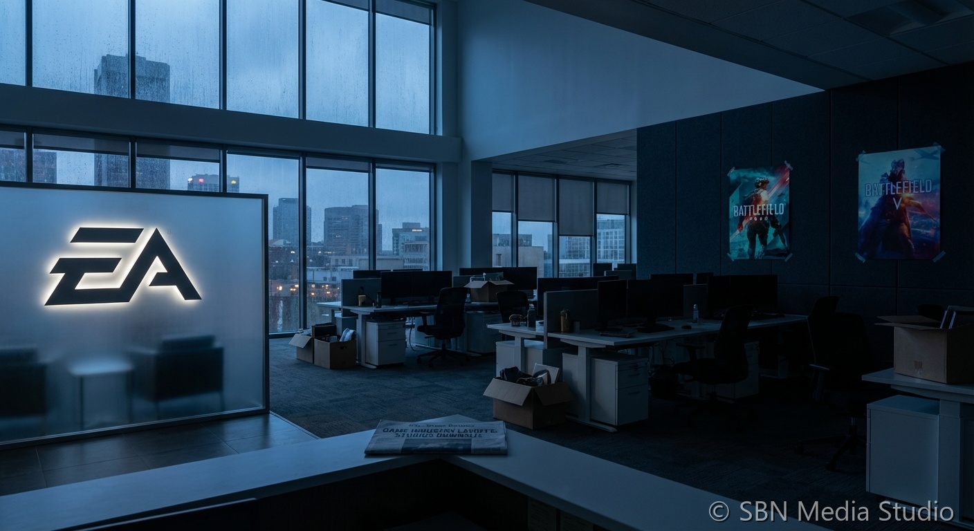 First-person shooter gaming scene representing Battlefield 6