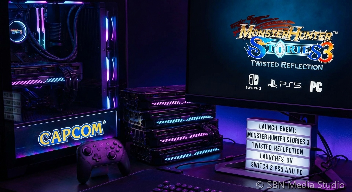 Monster Hunter Stories 3 Twisted Reflection colorful JRPG world with monster companions on Nintendo Switch 2