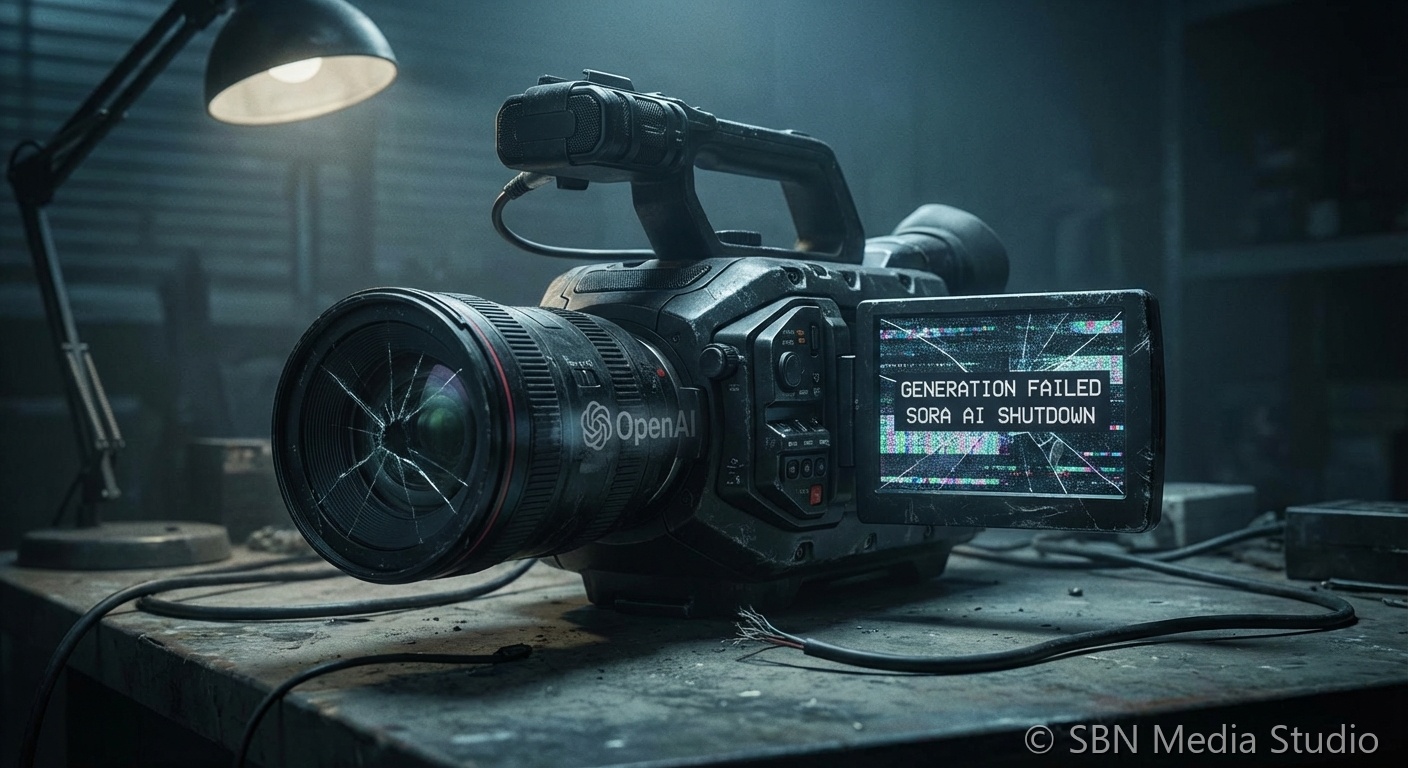 AI video generation concept representing OpenAI Sora shutdown